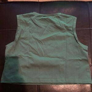 Crop top green